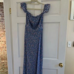 Flynn Skye Floral off shoulder maxi dress